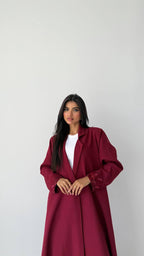 ازهار عنابي - Bateel Abaya