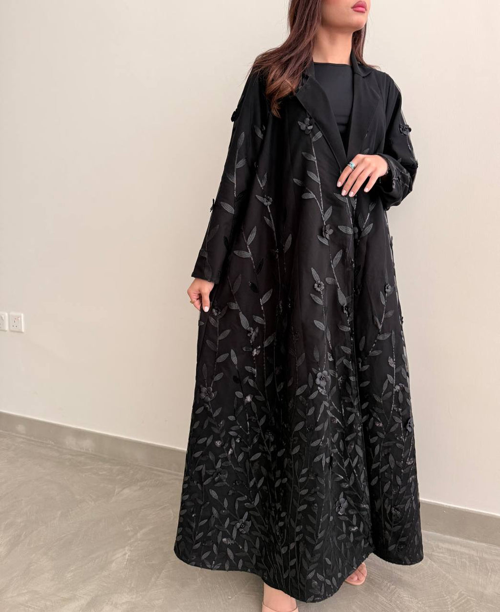 عباية ازهار - Bateel Abaya