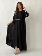 عباية العنود - اسود - Bateel Abaya