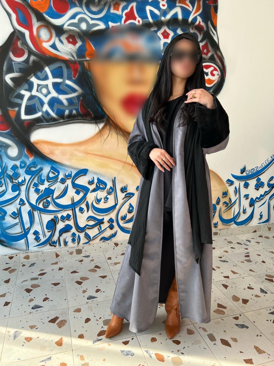 شتاء رمادي 4 - Bateel Abaya