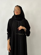 عباية العنود - اسود - Bateel Abaya